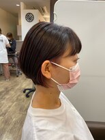 アルターシェリー(aL-ter che'rie)&nbsp;ボブ×イヤリングカラーピンク【stylist小高】