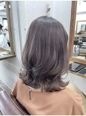 透明感グレージュくびれミディ♪