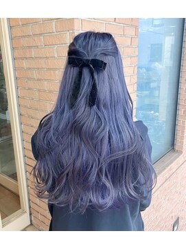 サロンドミルク 原宿(salon de MiLK) ダークラベンダーブルー