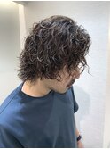 スパイラルパーマ ミディアムボブ