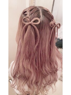 サロンドワン(SALON DE 1) #リボンハーフツイン