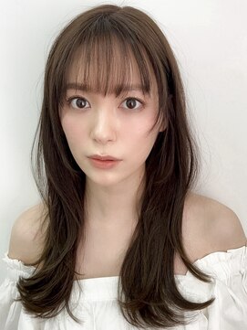 パティオン(PATIONN) AI画像のように綺麗なナチュラルストレート外ハネロング