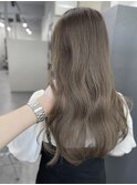 名 髪質改善／グレージュ/透明感カラー/ナチュラル/