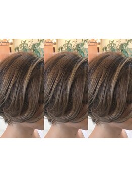 【ワンランク上の白髪染め】いくつになっても美髪をキープできる、髪と頭皮にも優しいカラー材多数ご用意◇