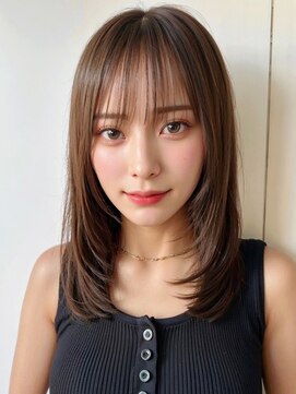 ロシェ 横浜店(loche) 似合わせカット×ミディアムレイヤーカット×横浜