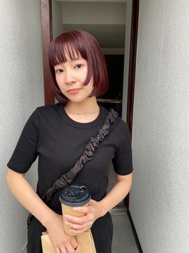 堂(DOH) 柔らかな暖色カラーのミニボブ