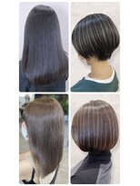 美容室フルール&nbsp;艶感♪髪質改善カラー大人可愛いグレージュ20代30代40代