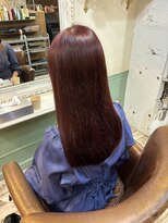 アズーア ヘアーアンドスパ(azure hair&spa)&nbsp;ピンクブラウン／ブリーチなしダブルカラー／横浜／ハイトーン