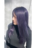 透明感抜群!パープルヘア/ハイトーン