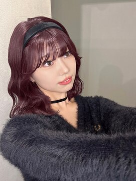 シー(See.) 韓国ヘアレイヤーカット顔周りカットブリーチなしダブルカラーA