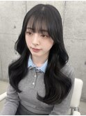 ☆透明感ダークグレージュ 就活カラー くびれヘア☆