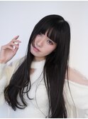 レイヤーカット／ナチュラル／モテ髪/銀座/ロングレイヤー
