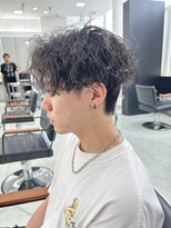 ネクスト 静岡店(NEXT)&nbsp;MEN'S HAIR/ブルーブラック/スペインカール/韓国マッシュ