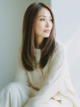 アルトリスト(Altruist Aging×HAIR&SPA) ★ダークアッシュ大人ガーリーボブ着物ミディアムレイヤーカット