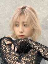 ノウハウ キョウト(KNOWHOW kyoto)&nbsp;ホワイトブロンド/巻き髪/くびれヘア/ハイトーンボブ