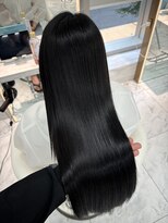 ロンドルピナス 小倉(Lond Lupinus) ミディアムヘア暗めカラー/デザインカラー/フェイスフレーミング