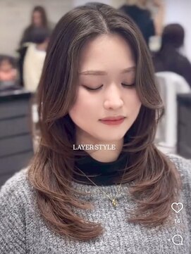 ジィルム(XELM) 韓国レイヤーカット/ブリーチ/レイヤーカット/ハッシュカット