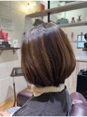 長めショートボブ