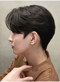 men's/メンズ/ダウンパーマ/黒染め/韓国/ブルーブラック/池袋