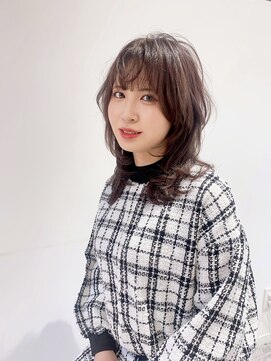 レイヤー/ウルフ/ハッシュカット