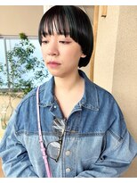 フェンヘアーアイス 中目黒(Fen.hair ici) 丸みショートボブ◎小顔×前下がりレイヤー大人可愛い