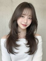 シュガーアンドソルト(SUGAR&SALT)&nbsp;韓国風レイヤーカットでつくる柔らか垢抜けロング