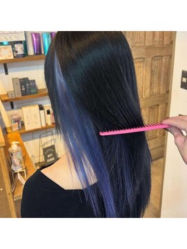 ロッソ 五反野店(Rosso) インナーカラーブルーバイオレット