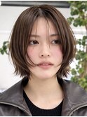 韓国風レイヤーカット髪質改善ダブルカラーハッシュカット