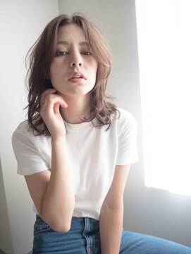 プレディカ(pledica) 【pledica】シースルーバングミディ×レイヤー★【表参道】