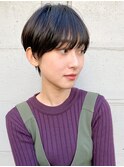 【mee.】ハセガワヒトシ　ネイビーショート☆表参道