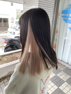 ヴィフ 大船(VIF) インナーカラー(デザインカラー)×ホワイトグレージュ