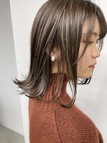 ハニー(Hunny) 切りっぱなしハイライトカラー
