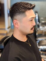 ワンワンオー バーバーショップ 長浜店(@110 BARBER SHOP) 濡れパン×フェード