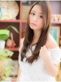 大人かわいい顔周りレイヤーエアストレートc5浦和20代30代40代