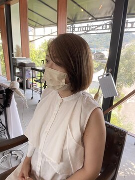 プライベートサロン キッテ(private salon kitte.) アッシュベージュボブ
