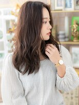 カバーヘア ブリス 大宮西口(COVER HAIR bliss) センターパート外国人風小顔波巻き抜け感ヘアa大宮20代30代40代