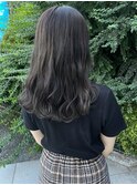 【透け感暗髪◎】アッシュグレージュ