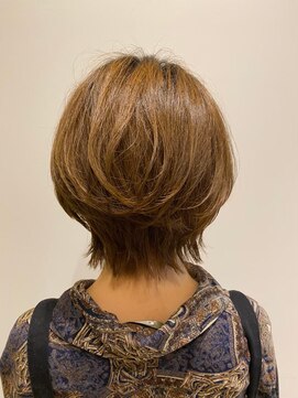 ニシオギ ヴォイス 西荻窪店(nishiogi voice) 似合わせショートカット×シャンパンゴールド