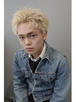 ゴールドシブヤ(GOALD SHIBUYA)&nbsp;ボックスショート　スパイキーショート　ブロンドヘア