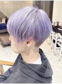 マッシュショート/ネイビーブルーカラー/ブルーバイオレット/