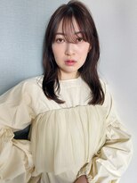 アム(amu)&nbsp;シースルーバング×お手入れ簡単ミディアム