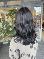 オープンジョー(Open Jaw)&nbsp;地毛風グレーブラック