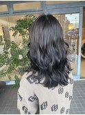 地毛風グレーブラック