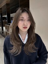 2wayバング シースルー×かきあげくびれレイヤー