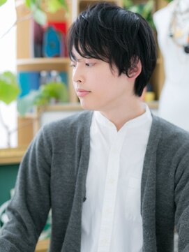 カバーヘア ブリス 大宮西口(COVER HAIR bliss) ビジカジ◎黒髪無造作感ワンサイドショートm3大宮20代30代40代