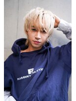 ギークス(GEEKS)&nbsp;【GEEKS渋谷】ブロンド/メンズウルフ/秋カラー/ハイトーン/小顔