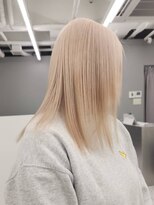 エニフォーイーストハム(Eni for eastham)&nbsp;ブリーチカラー/ホワイトベージュ/セミロング