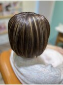 ブリーチハイライトボブ