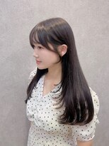 韓国風レイヤー × 艶髪チョコレートブラウン