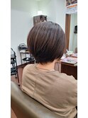 ショートボブ!ノンジアミンベージュ!